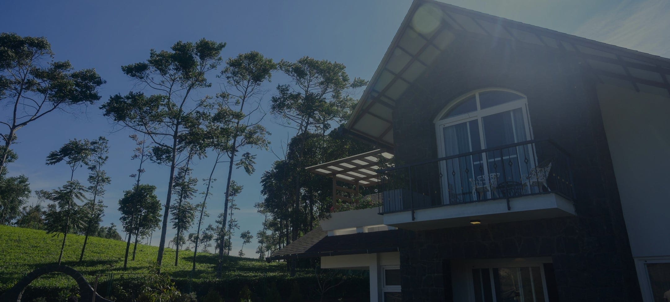 The pool villa and garden at Heyday Vagamon, Vagamon, Idukki, Kerala